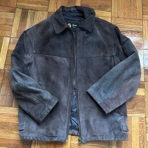 Gena Italy Dark Brown Vintage Leather Jacket